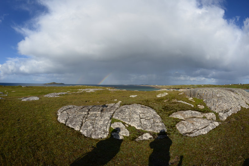 Selfie an 2 Regenbögen